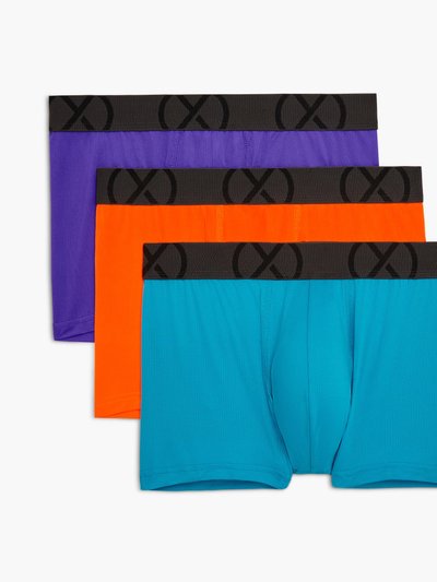 2(X)IST (X) Sport Mesh | No-Show Trunk 3-Pack - Performance Purple/Shocking Orange/Atomic Blue product