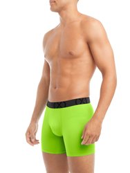 (X) Sport Mesh | 6" Boxer Brief 3-Pack - Surf The Web/Green Gecko/Knock Out Pink