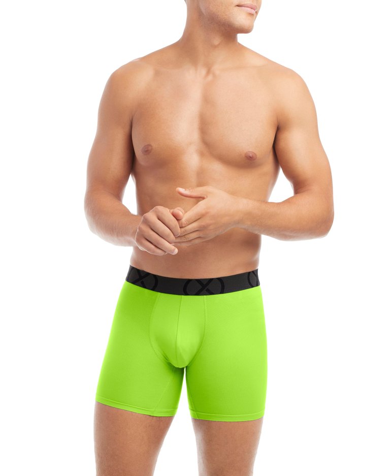 (X) Sport Mesh | 6" Boxer Brief 3-Pack - Surf The Web/Green Gecko/Knock Out Pink