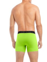 (X) Sport Mesh | 6" Boxer Brief 3-Pack - Surf The Web/Green Gecko/Knock Out Pink