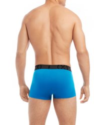 (X) Sport Mesh | No-Show Trunk 3-Pack - Fiery Red/Electric Blue/Safety Yellow