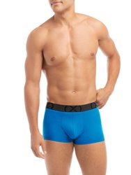 (X) Sport Mesh | No-Show Trunk 3-Pack - Fiery Red/Electric Blue/Safety Yellow