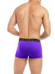 (X) Sport Mesh | No-Show Trunk 3-Pack - Performance Purple/Shocking Orange/Atomic Blue