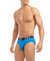 (X) Sport | No-Show Brief 3-Pack - Electric Blue/Shocking Orange/Blue Fish