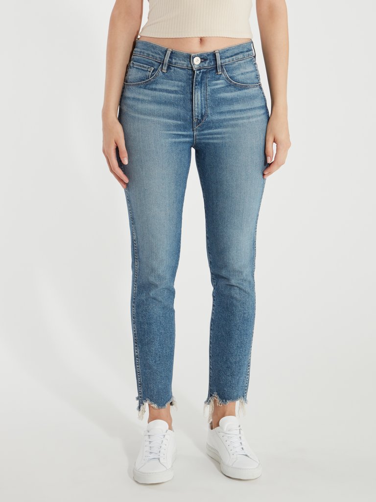 W3 Straight Authentic Crop Jeans