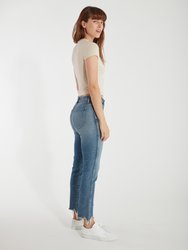 W3 Straight Authentic Crop Jeans