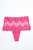 So Fine Lace High Cut Thong In Pink Orchid - Pink Orchid