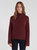 Margaret Turtleneck Cashmere Sweater - Merlot