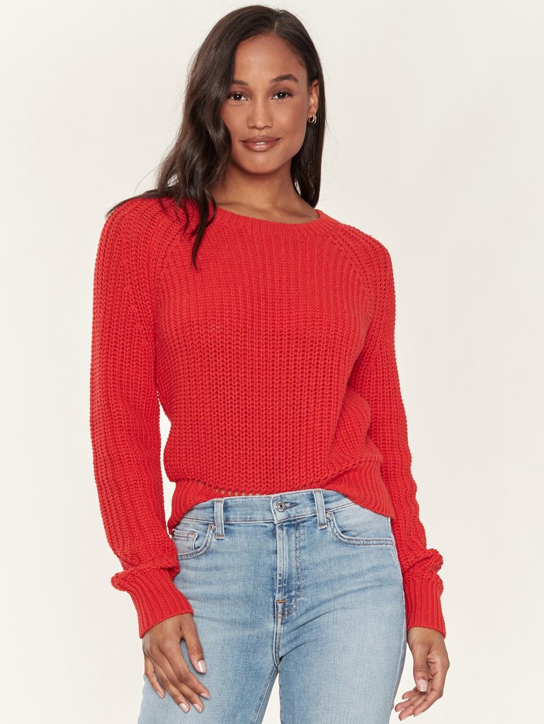 Zoey Crewneck Sweater - Jaffa