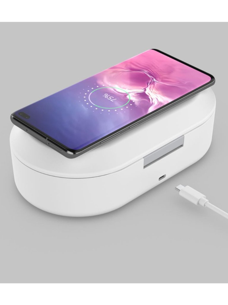 3P Experts 3-In-1 UV Sterilizer with Wireless Charger - White