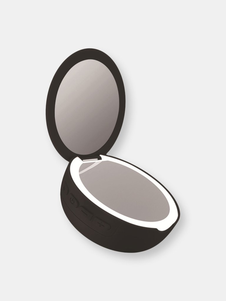 3P Experts Pocket LED Mirror with Speaker - Black