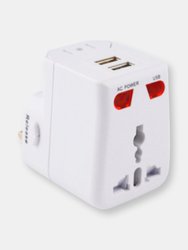 3P Experts Universal Travel Adapter with USB