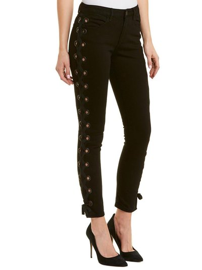 3X1 Women's Lacy Midway Skinny Lace Up Jeans Cropped product