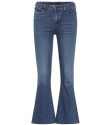 Women's W25 Midway Extreme Cropped Jeans Fringed Edges