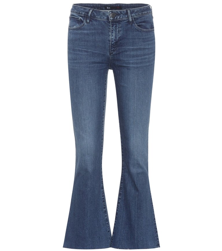Women's W25 Midway Extreme Cropped Jeans Fringed Edges