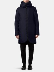 Men's 3/4 Parka in Econyl® - Navy