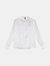 04651/ A Trip in Bag Men's Relaxed Linen Shirt Dress - White