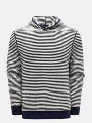 Seersucker Hoodie - Navy