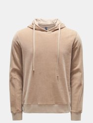 Velvet Hoodie - Taupe