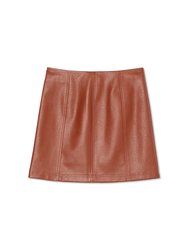 Carson Faux Leather Mini Skirt 