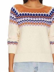 Jen Fair Isle Pullover - Cream Multi