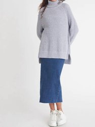 Stella Turtleneck Tunic Sweater - Iceberg