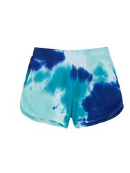 Women's Dolphin Shorts - Baja Blue Multi