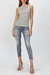 Mini Skinny Jean In Stone Wash Grey - Stone Wash Grey