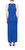 Rib Midi Dress In Electric Blue