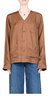 Silk Overshirt In Sienna - Sienna