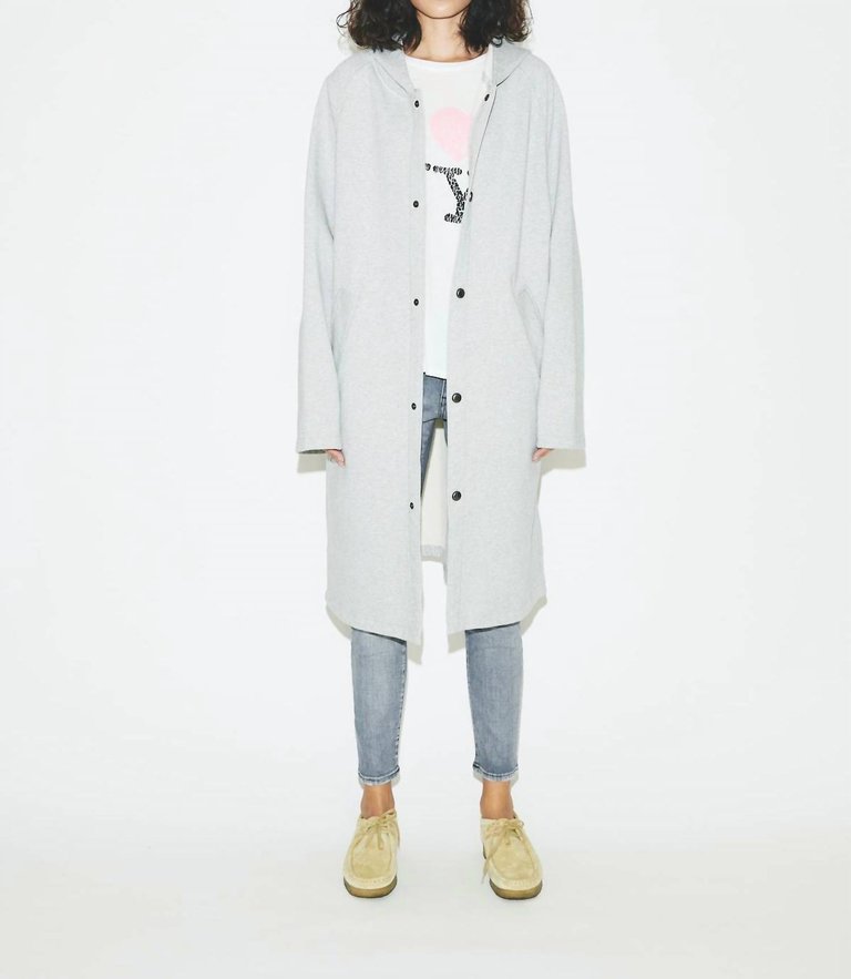 Stadium Coat In Grey Heather - Grey Heather