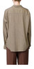 Uniform Button Down Top In Tan/grey Stripe