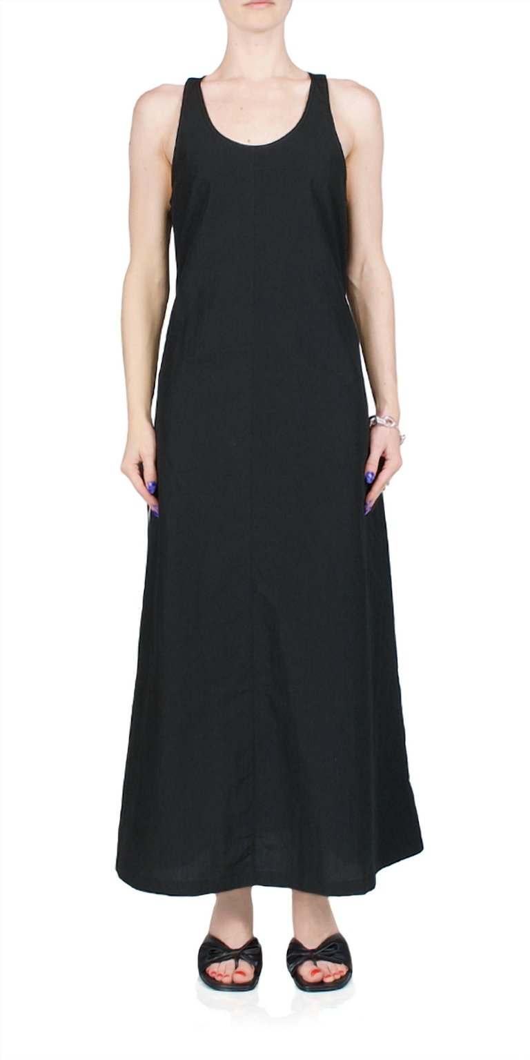 Utility Maxi Dress In Black - Black