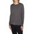 Women Duofold Crew Neck T-Shirt In Gray - Gray