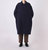 Wool Cuffed Coat - Navy