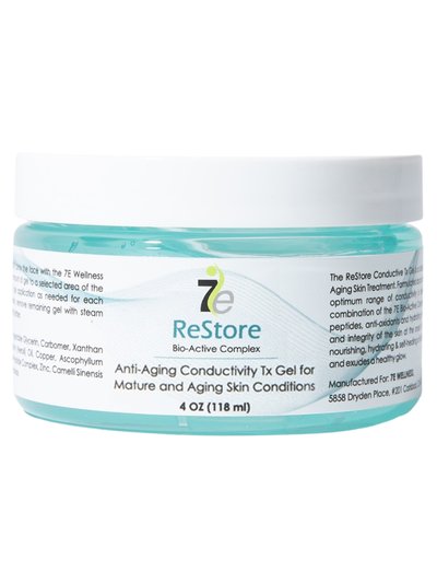 7E Wellness ReStore Anti-Aging Conductive Gel With Bio-Active Complex, 4oz product