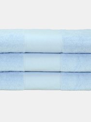 A&R Towels Print-Me Hand Towel (Light Blue) (One Size) - Light Blue