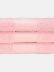 A&R Towels Print-Me Hand Towel (Light Pink) (One Size) - Light Pink