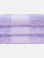 A&R Towels Print-Me Hand Towel (Light Purple) (One Size) - Light Purple