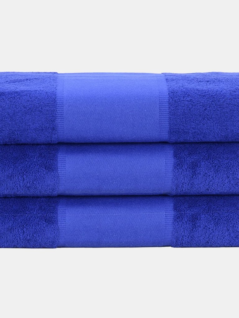 A&R Towels Print-Me Hand Towel (True Blue) (One Size) - True Blue
