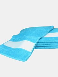 A&R Towels Subli-Me Sport Towel (Aqua Blue) (One Size) - Aqua Blue