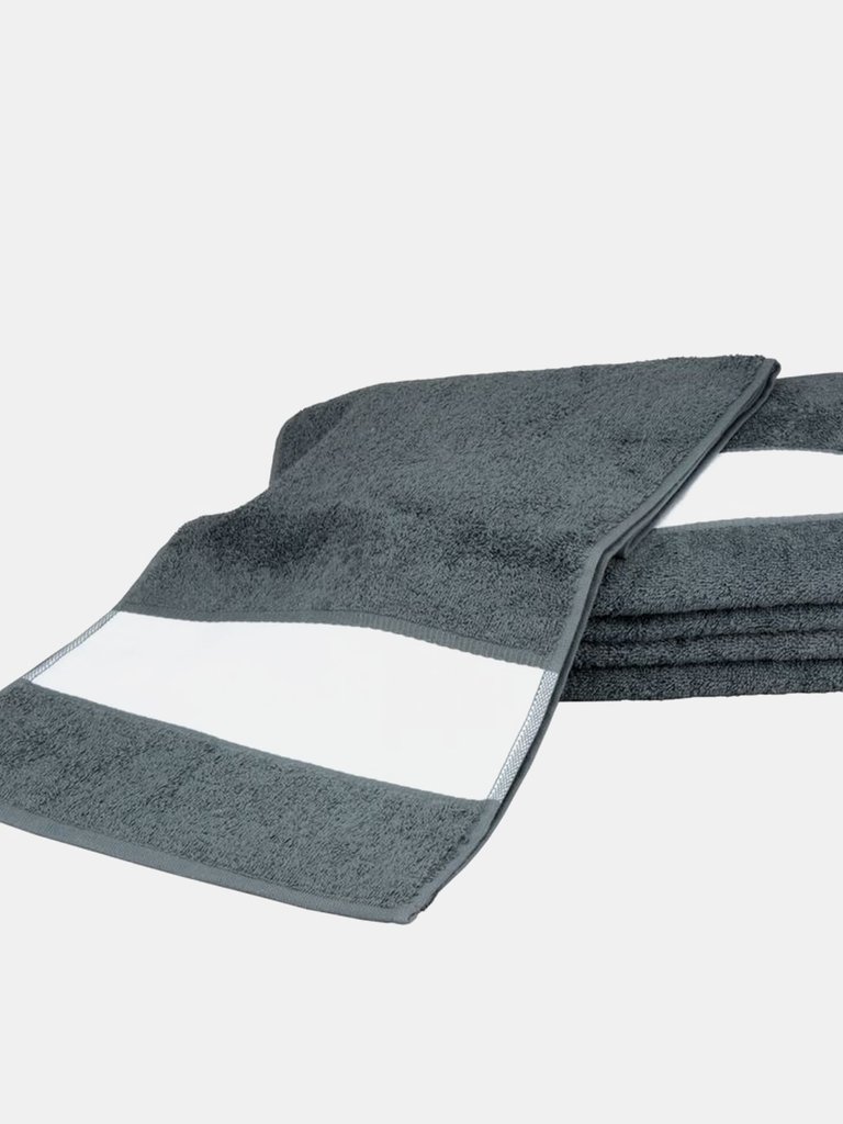 A&R Towels Subli-Me Sport Towel (Graphite) (One Size) - Graphite