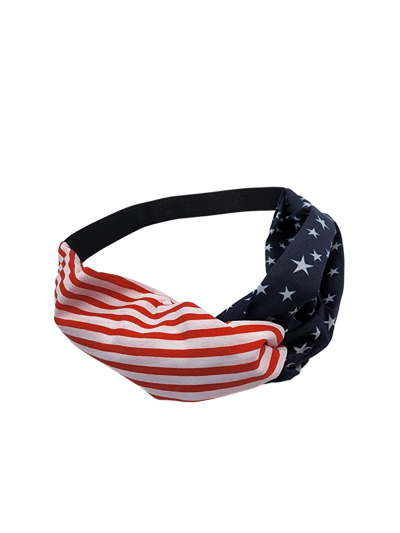 A Blonde and Her Bag American Flag Headband product