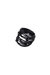 Black Marcia Ring With Black Swarovski Crystals - Black
