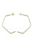 Hexagonal Style Earring - Gold