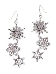 Snowflake Earring in Silver