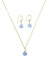 The Bailey Set In Aquamarine And Vermeil - Aquamarine And Vermeil