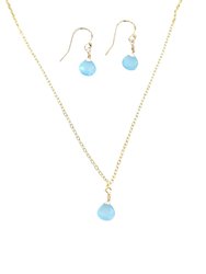 The Bailey Set In Chalcedony And Vermeil - Chalcedony And Vermeil