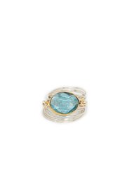 Torrey Ring in Blue Topaz - 14k Gold Fill / Sterling Silver