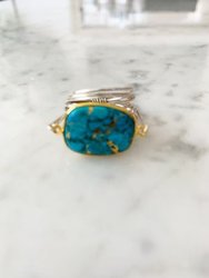 Torrey Ring in Copper Turquoise - 14k Gold Fill / Sterling Silver